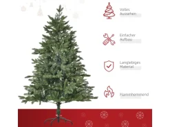 HOMCOM Künstlicher Weihnachtsbaum Ø105 x 150 cm