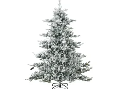HOMCOM Weihnachtsbaum 180 cm Künstlicher mit Kunstschnee