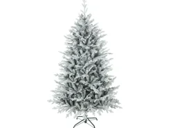 HOMCOM Weihnachtsbaum Kunststoff Metall 109L x 109B x 180H cm