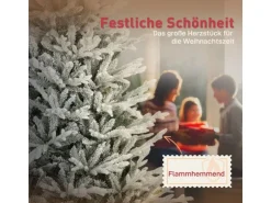 HOMCOM Weihnachtsbaum Kunststoff Metall 109L x 109B x 180H cm