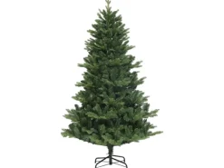 HOMCOM Weihnachtsbaum Kunststoff PE Stahl 105 x 180H cm