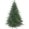 HOMCOM Weihnachtsbaum Kunststoff Metall 122L x 122B x 180H cm