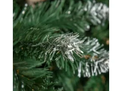 HOMCOM Weihnachtsbaum mit 59 Zapfen Kunststoff Stahl 90 x 180H cm