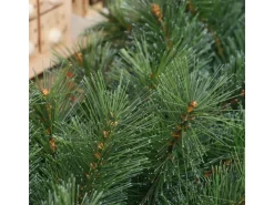 HOMCOM Weihnachtsgirlande Kunststoff Metall 180L x 30B x 30H cm