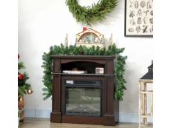 HOMCOM Weihnachtsgirlande Kunststoff Metall 180L x 25B x 25H cm