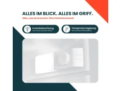 homeX Kühlschrank mit Gefrierfach Klein Mini Kühl-Gefrierkombination 109 Liter Freistehend 4-Sterne Gefrieren Weiß