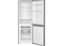 homeX Kühlschrank Mit Gefrierfach Kühl-Gefrierkombination Freistehend 173 Liter Nutzinhalt CFS1110-S Silber