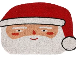 House of Seasons Fußmatte Santa 60 cm x 40 cm Rot