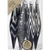 Inge's Christmas Decor GmbH Christbaumschmuck Eiszapfen Kunststoff 15 cm 6 Stück Schwarz Anthrazit