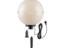 Just Light. Außen-Dekoleuchten Hemis Weiß Ø 40 cm