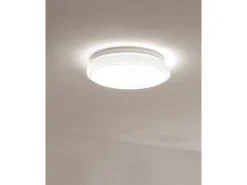 Just Light. LED-Deckenleuchte Jupiter Weiß Ø 35 cm