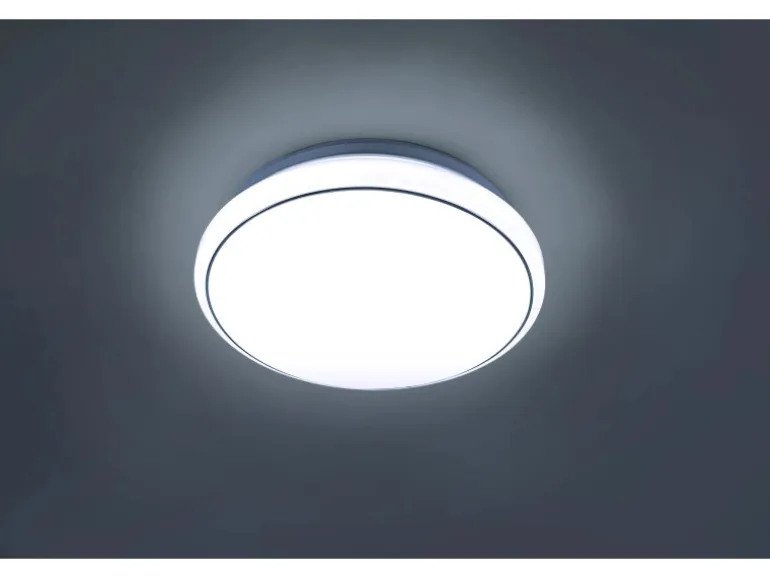 Just Light. LED-Deckenleuchte Jupiter Weiß Ø 35 cm