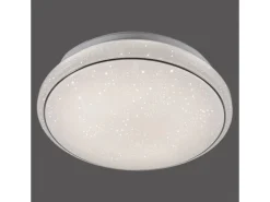Just Light. LED-Deckenleuchte Jupiter Weiß Ø 35 cm