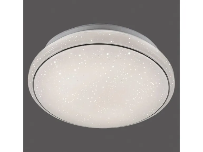 Just Light. LED-Deckenleuchte Jupiter Weiß Ø 35 cm