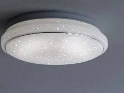 Just Light. LED-Deckenleuchte Jupiter Weiß Ø 35 cm