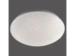 Just Light. LED-Deckenleuchte Skyler Weiß Ø 25 cm