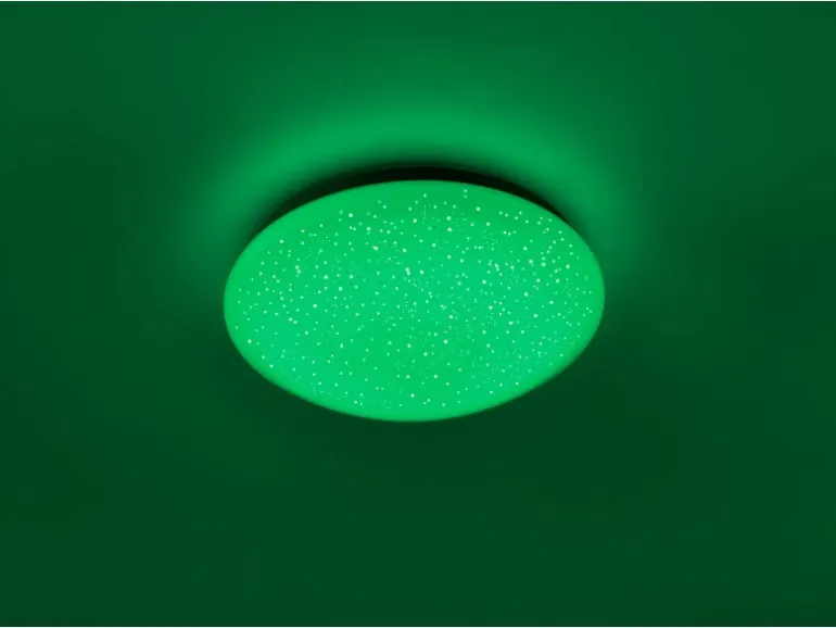 Just Light. LED-Deckenleuchte Skyler Weiß Ø 25 cm