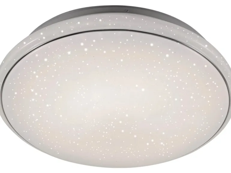 Just Light. LED-Deckenleuchte Jupiter Weiß Ø 44 cm