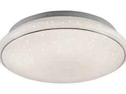 Just Light. LED-Deckenleuchte Jupiter Weiß Ø 44 cm
