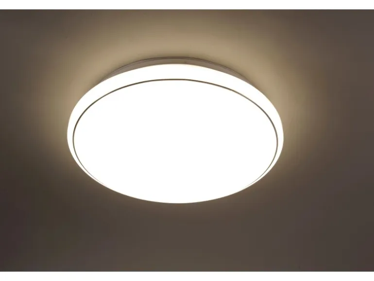 Just Light. LED-Deckenleuchte Jupiter Weiß Ø 44 cm