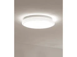 Just Light. LED-Deckenleuchte Jupiter Sternenhimmel Weiß Ø 80 cm