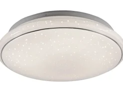Just Light. LED-Deckenleuchte Jupiter Sternenhimmel Weiß Ø 59 cm