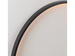 Just Light. LED-Erdspießleuchte Zirkulu Schwarz 66 cm x Ø 50 cm