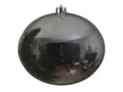 Kaemingk Weihnachtsbaumkugeln Bruchfest  25 cm 1 Stueck Silber Glanz