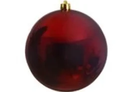 Kaemingk Weihnachtsbaumkugeln Bruchfest  25 cm 1 Stueck Rot