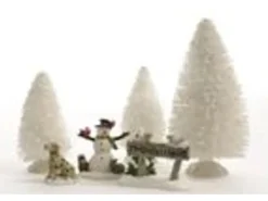 Kaemingk Weihnachtsdeko Baum Schneemann Hund Merry Christmas 6 Tlg