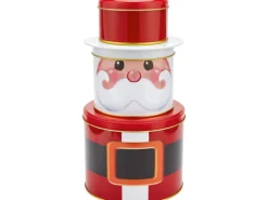Keksdose Weihnachtsmann Ø 13,5 cm x 25,5 cm
