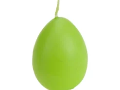 Kerze Eiform im 6er-Set Sechs Farben sortiert 7 cm x 15 cm x 10 cm