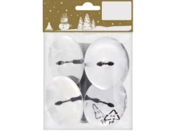 Kerzenhalter Tropfteller Metall Silber 4er Set Ø 6cm