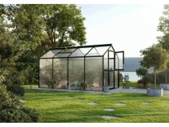 KGT Gewächshaus Galant IV Tannengrün 8,8 m²