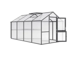 KGT Gewächshaus Iris IV Anthrazit-Grau 2,33 x 4,29 m