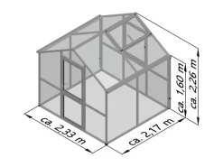 KGT Gewächshaus Tannengrün 5,06 m²