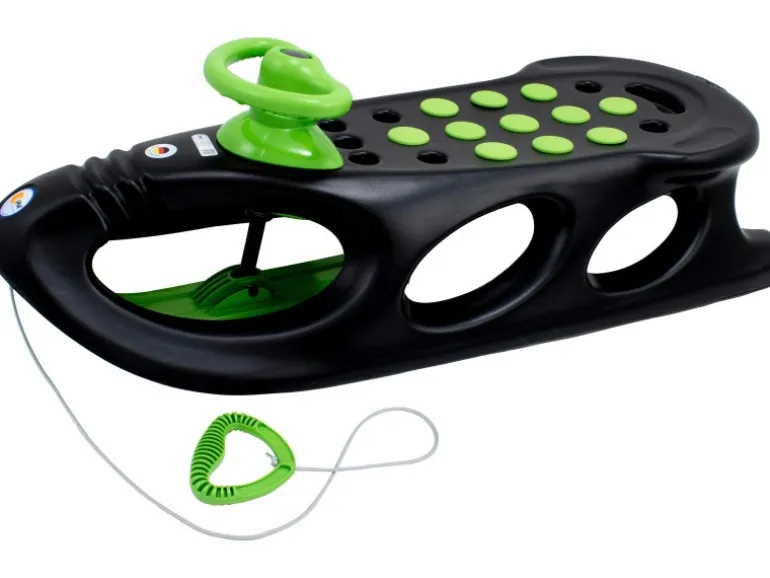 KHW Schlitten Snow Shuttle de Luxe Schwarz