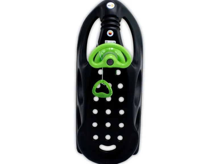 KHW Schlitten Snow Shuttle de Luxe Schwarz