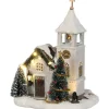 Kirche Batteriebetrieb L14 x B15 x H20 cm