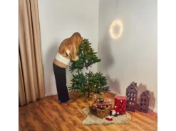 Künstlicher Weihnachtsbaum LED Tannenbaum Tramso 185 cm Kunsttanne Grün