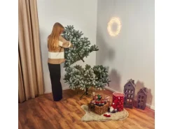 Künstlicher  Weihnachtsbaum Tannenbaum  Blavand 180 cm Kunsttanne mit Schnee