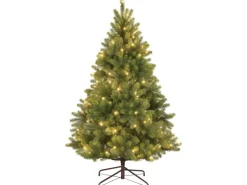 Künstlicher Weihnachtsbaum LED Tannenbaum Nagano 150 cm Kunsttanne Grün