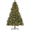 Künstlicher Weihnachtsbaum LED Tannenbaum Tramso 240 cm Kunsttanne Grün