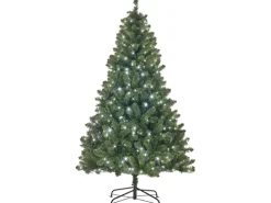 Künstlicher Weihnachtsbaum LED Tannenbaum Tramso 240 cm Kunsttanne Grün