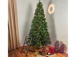Künstlicher Weihnachtsbaum LED Tannenbaum Tramso 240 cm Kunsttanne Grün