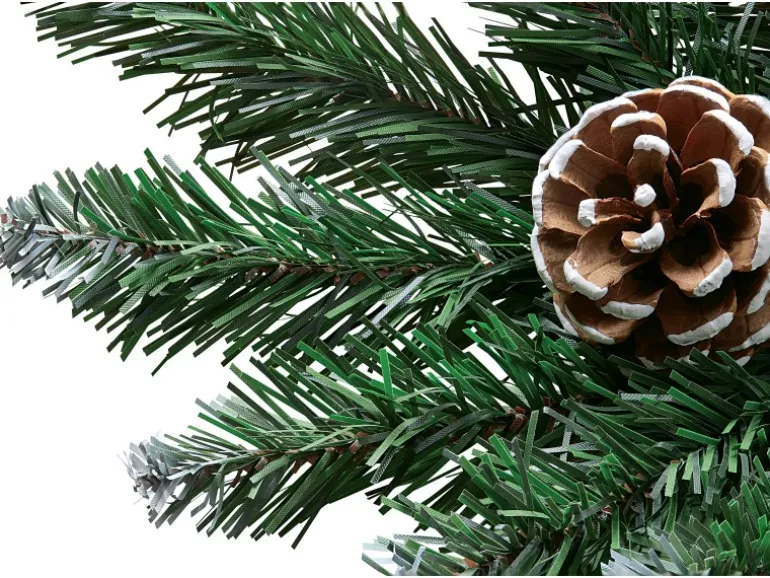 Künstlicher Weihnachtsbaum Tannenbaum Blavand 150 cm Kunsttanne mit Schnee