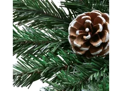 Künstlicher Weihnachtsbaum Tannenbaum Blavand 120 cm Kunsttanne mit Schnee