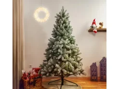 Künstlicher Weihnachtsbaum Tannenbaum Nagano mit Kunstschnee 150 cm Kunststanne