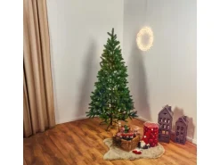 Künstlicher Weihnachtsbaum LED Tannenbaum Tramso 215 cm Kunsttanne Grün