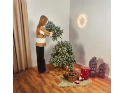 Künstlicher  Weihnachtsbaum Tannenbaum  Blavand 120 cm Kunsttanne mit Schnee